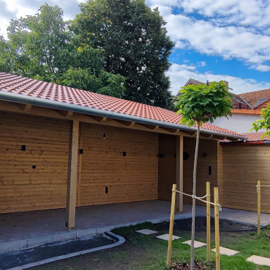 Burkolt kerti pavilon